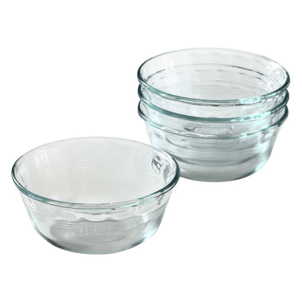 Pyrex 6001143 Custard Cup, 10 Oz, 4-Pack