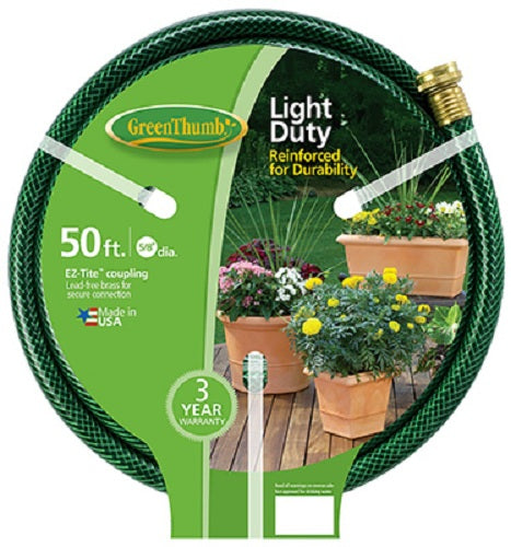 Green Thumb 305946 Nylon Reinforced Vinyl Garden Hose, 5/8" x 50'