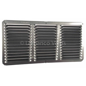 Lomanco® C816 C-Series Under Eave Cornice Vent, 8" x 16", Mill