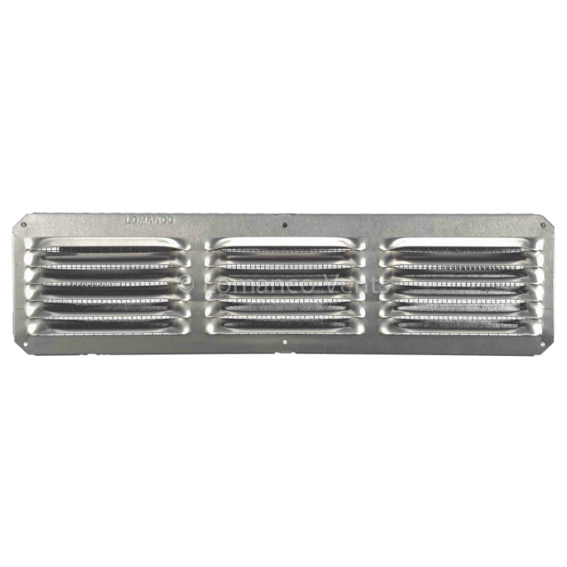 Lomanco® C416 C-Series Under Eave Cornice Vent, 4" x 16", Mill