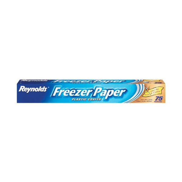 Reynolds 391 Freezer Paper, Plastic Coated, 75 Sq. Ft.