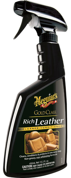 Meguiar's® G10916 Gold Class™ Rich Leather Cleaner & Conditioner Spray, 16 Oz