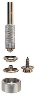 General Tools 1267 Screw Snap Fastener Kit with 6 Fasteners