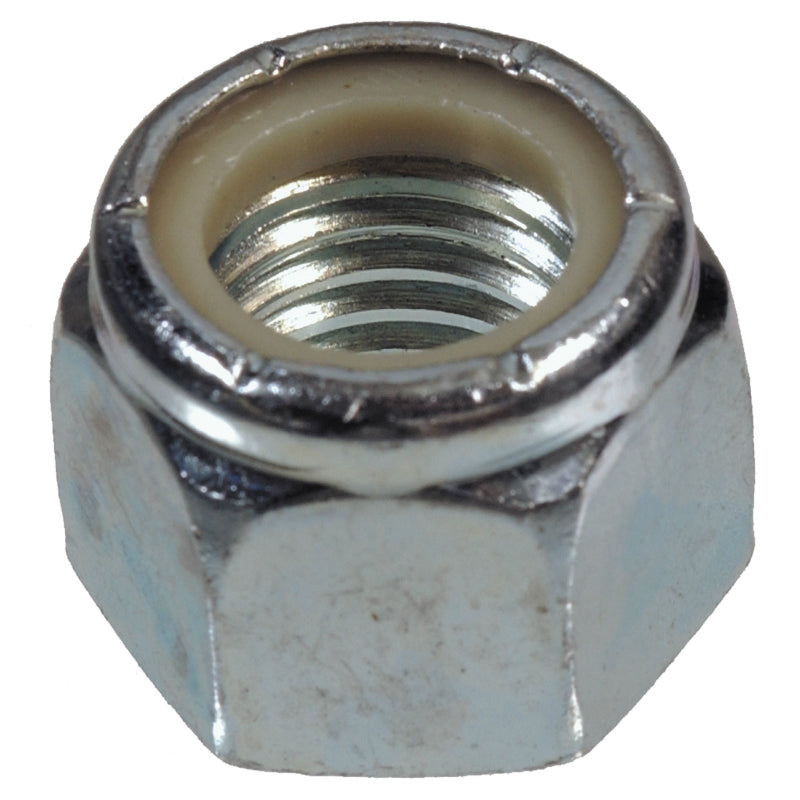 Hillman Fastener 180159 Coarse Thread Nylon Insert Nut Lock, Zinc, 1/2 - 13