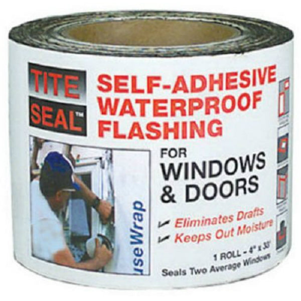 Tite-Seal TS-433 Self-Adhesive Waterproof Window & Door Flashing, 4" x 33'