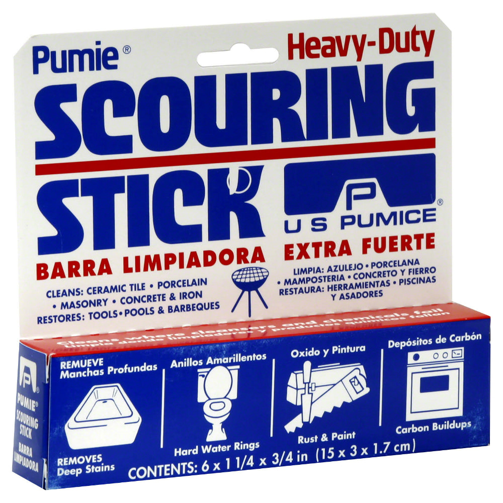Pumie HDW-12 Heavy Duty Scouring Stick For Bath/Toilet, 6 inch