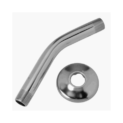 Master Plumber 319-103 Shower Arm & Flange, Chrome Finish