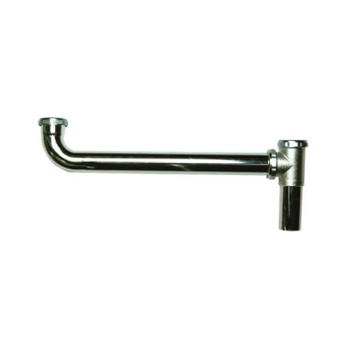 Master Plumber 320-773 2-Bowl End Outlet Drain, 1-1/2" OD x 16", Chrome Plated