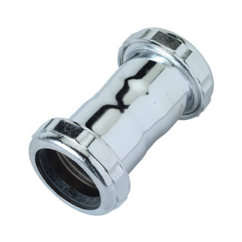 Master Plumber 320-835 Kitchen Drain Coupling, 1-1/2", Chrome Plated Brass