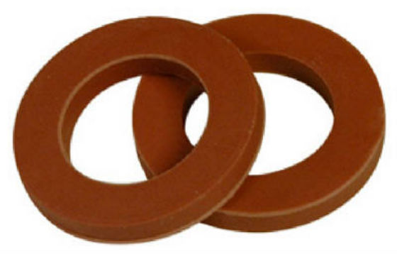 BrassCraft SF0741 Hose Washer, Red Rubber, 2 Pack