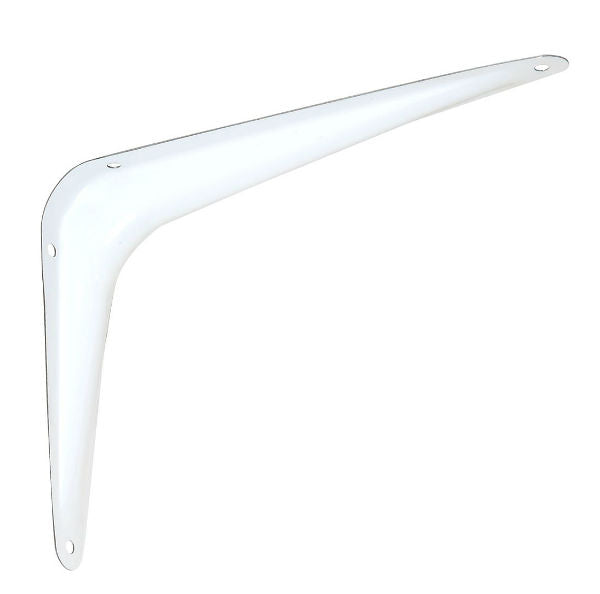 National Hardware® N218-891 Steel Shelf Bracket, 6" x 8", White