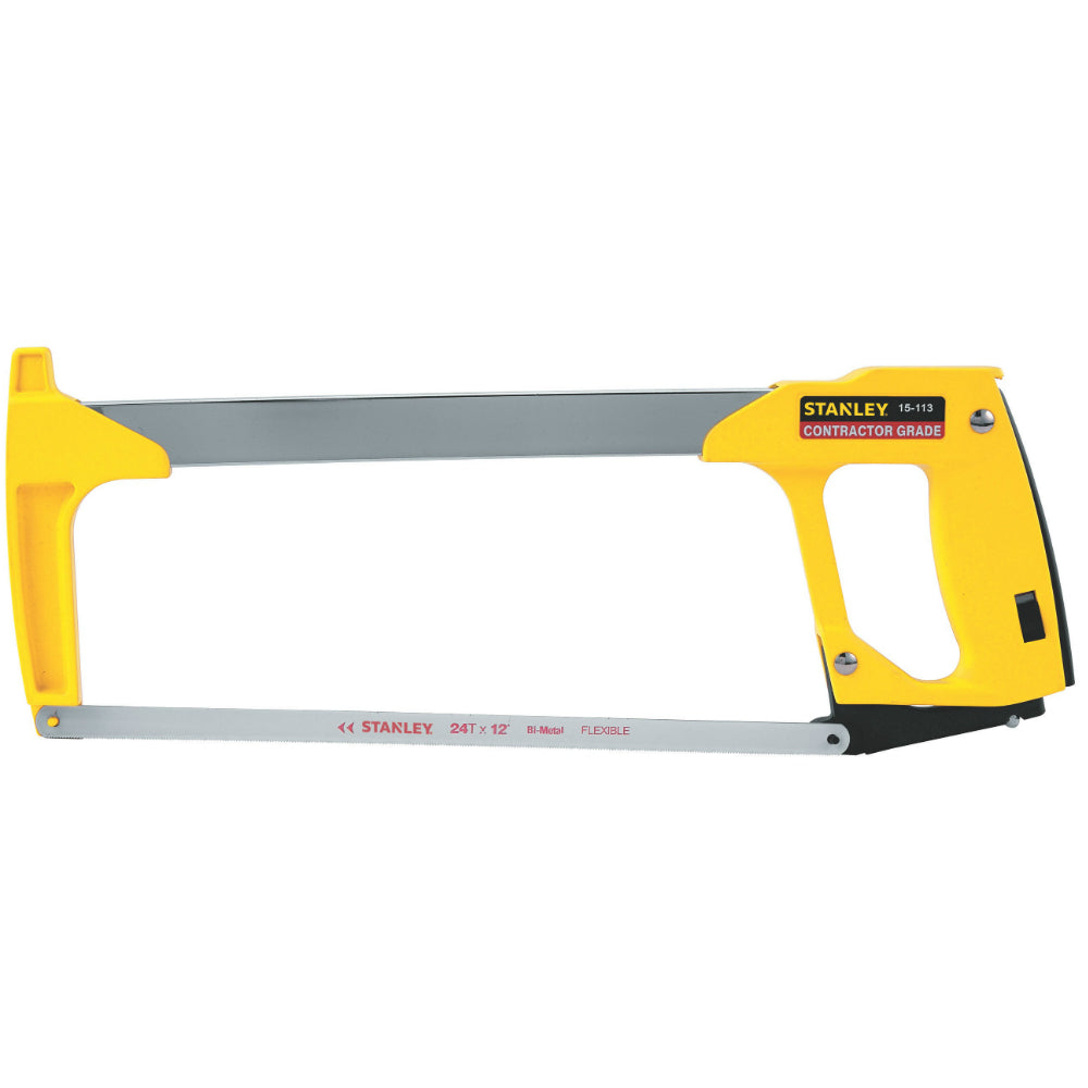 Stanley® 15-113 Professional Adjustable High Tension Hacksaw, 12"