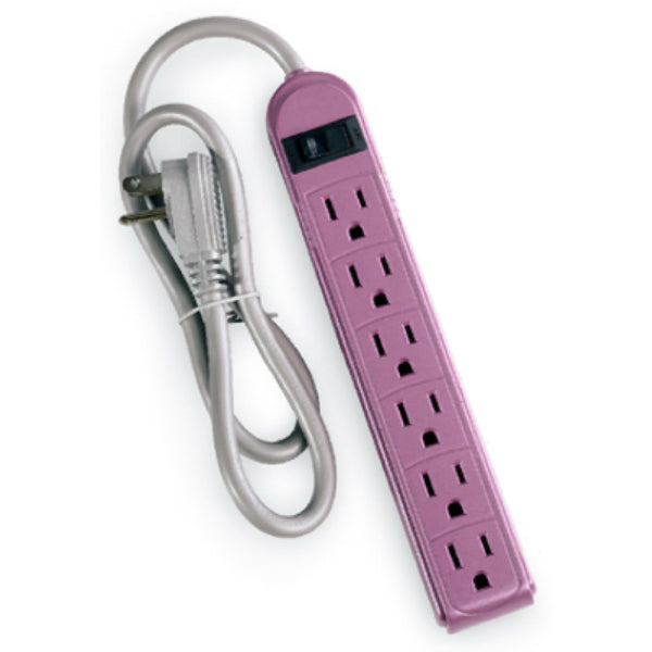 Master Electrician PS-615 6-Outlet Metallic Ice Power Strip, Assorted Color