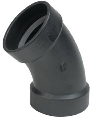 Black 45 Degree Elbow Hub - 1-1/2"