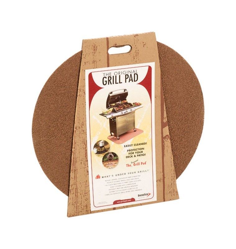 The Original Grill Pad® GP-30 Round Grill Pad, Earthtone Brown, 30"