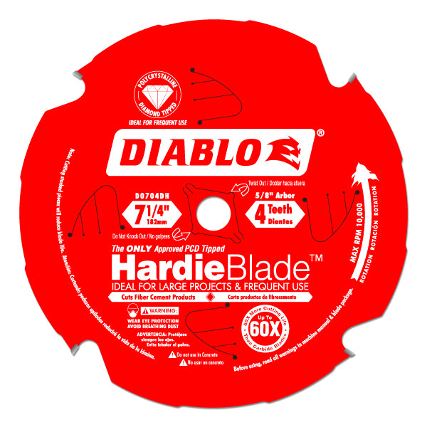 Diablo D0704DHA Circular Saw Blade, 7-1/4 in Dia