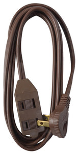 Master Electrician 09407ME Low Profile Extension Cord, 13A, 7', Brown