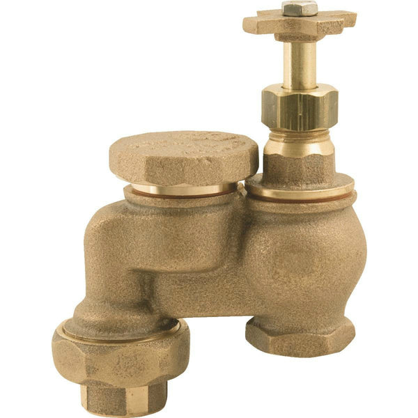 Champion Irrigation 466-100Y Anti-Siphon Valve with Outlet Union, 1", Yellow Brass