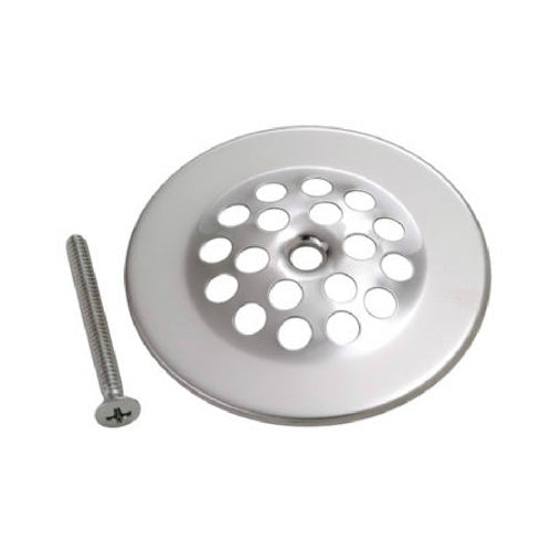 Master Plumber 330-826 Tub Strainer Cover with Screw, Chrome