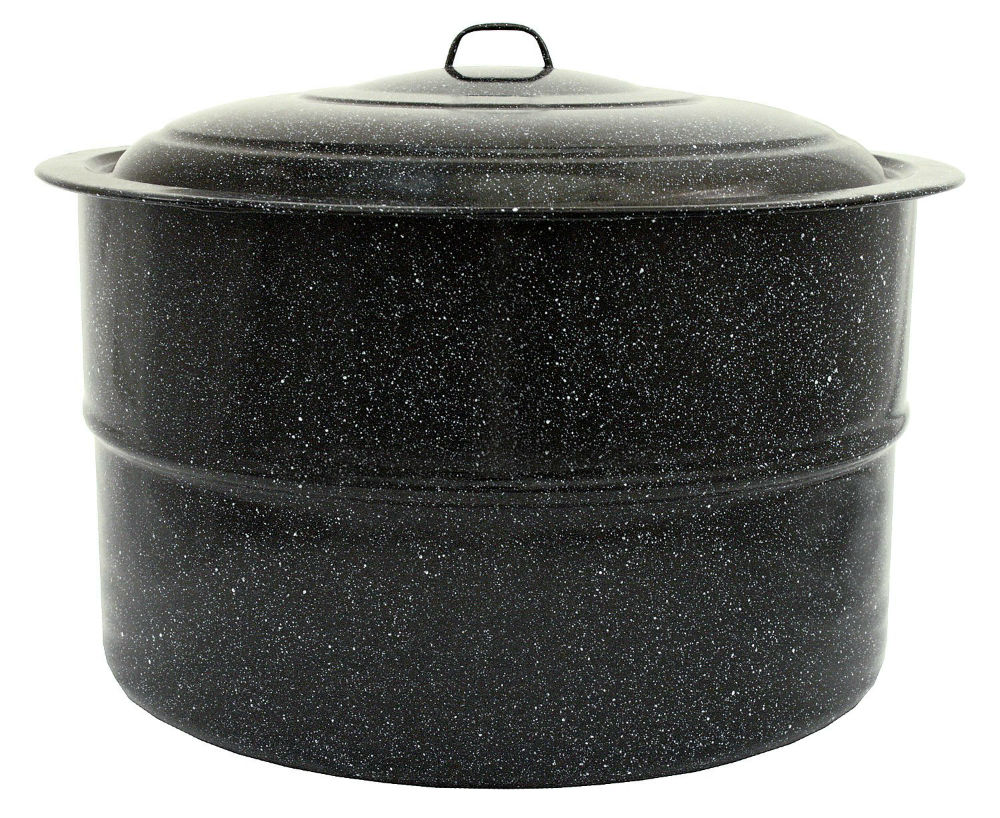 Granite-Ware® 0709 Porcelain-On-Steel Cold Pack Canner with Jar Rack, 33 Qt