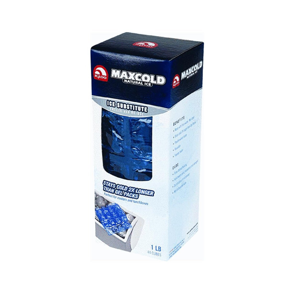 Igloo® 25078 MaxCold® Natural Ice® Substitute Sheet, 44 Cube, Lb