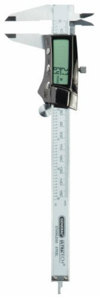 General Tools 147 Digital Fractional Stainless Steel Caliper, 6", Auto-Off