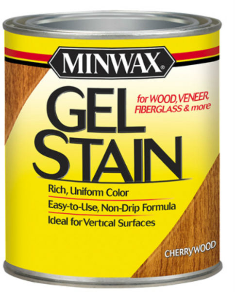 Minwax® 66070 Gel Stain for Wood/Veneer/Fiberglass, 1 Qt, Cherrywood