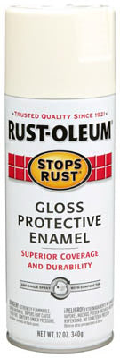 Rust-Oleum® 7789-830 Stops Rust® Protective Enamel Spray, 12 Oz, Canvas White