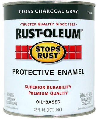 Rust-Oleum Stops Rust Satin Smooth Protective Enamel, 1 Qt, Hunter Green