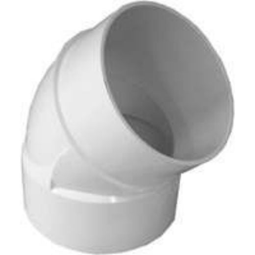 Genova 42740 Sewer & Drain 45-Degree Street Elbow, 4"