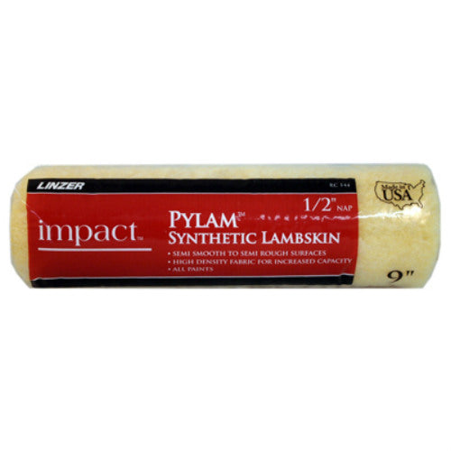 Linzer RC144-9 Pylam Paint Synthetic Lambskin Roller Cover, 9" x 1/2" Nap