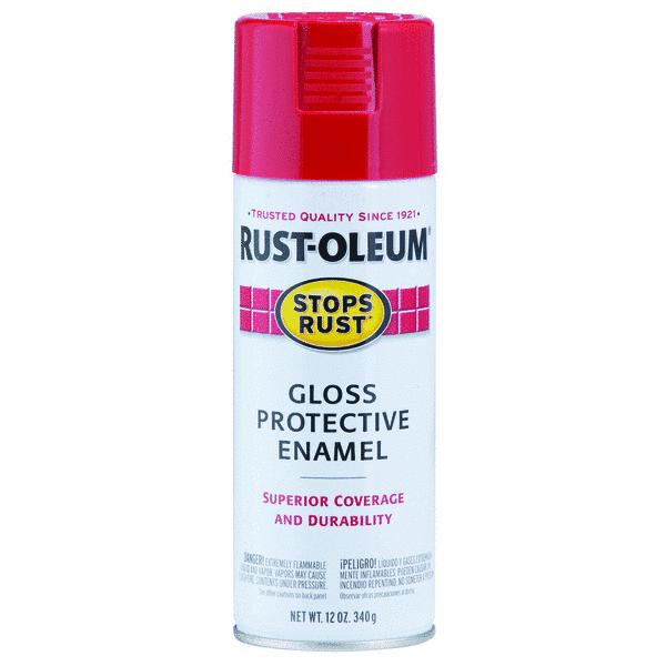 Rust-Oleum® Stops Rust® Gloss Protective Enamel Spray, 12 Oz, Sunrise Red