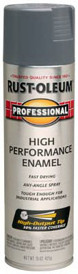Rust-Oleum® Professional Protective Enamel Gloss Paint, 15 Oz, Dark Machine Gray