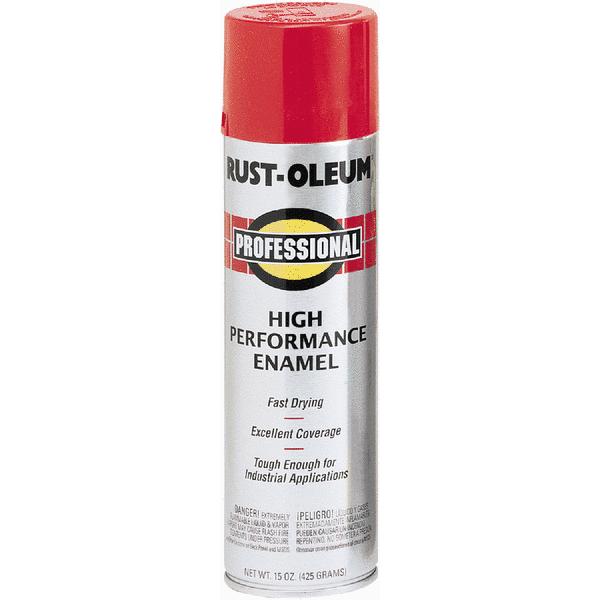 Rust-Oleum® Professional Protective Enamel Spray Paint, 15 Oz, Safety Red