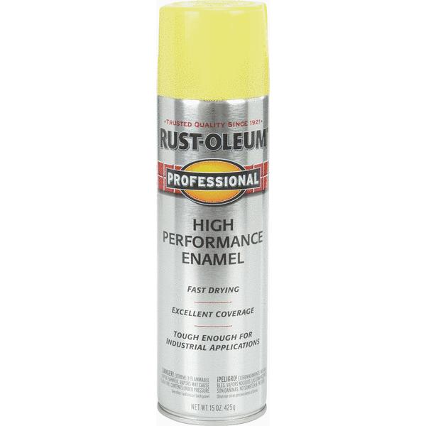 Rust-Oleum® Professional Protective Enamel Spray Paint, 15 Oz, Safety Yellow