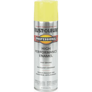 Rust-Oleum® Professional Protective Enamel Spray Paint, 15 Oz, Safety Yellow