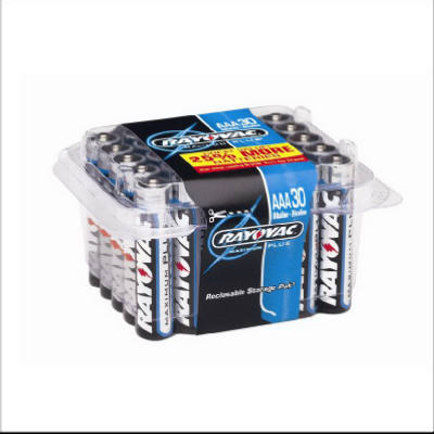 Rayovac 824-30 High Energy Alkaline AAA Batteries, 30-Pack