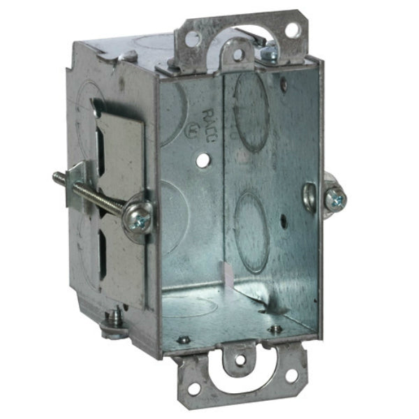 RACO® 506 Tigergrip® Old Work Switch Box, Gangable with Conduit KO's, 3"x2-1/2"