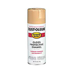 Rust-Oleum® 7771-830 Stops Rust® Gloss Protective Enamel Spray, 12 Oz, Sand