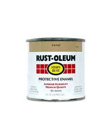 Rust-Oleum 7771-730 Stops Rust Gloss Protective Enamel, 1/2 Pt, Sand