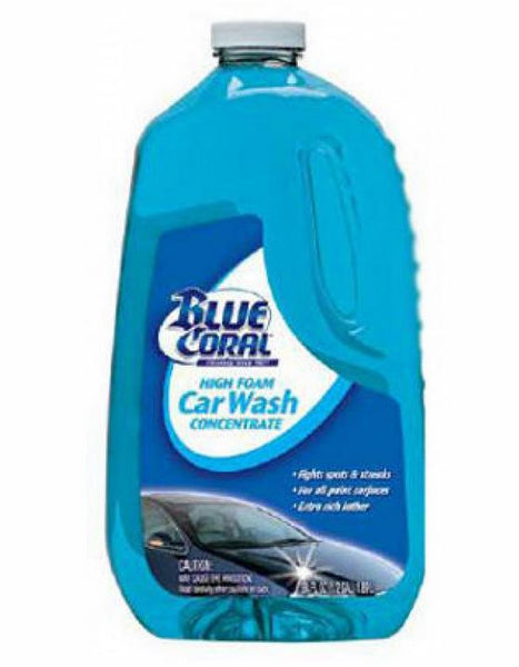 Blue Coral WC107G High Foam Car Wash Concentrate, 64 Oz