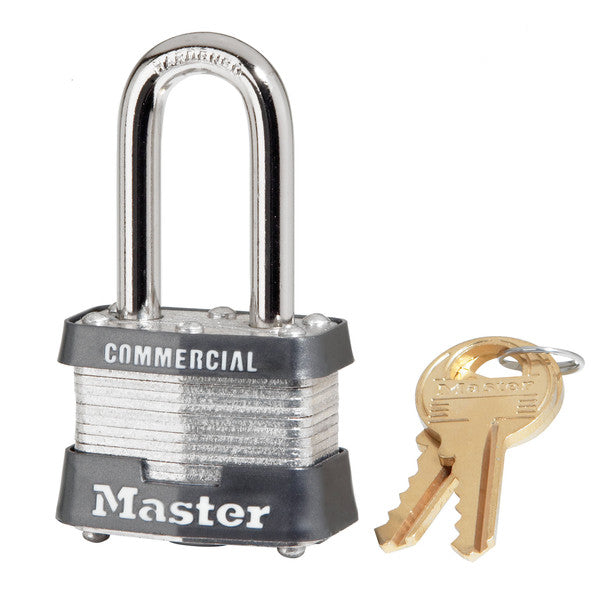 Master Lock 3KALF-3210 Keyed Alike Laminated Padlock, 1-1/2"