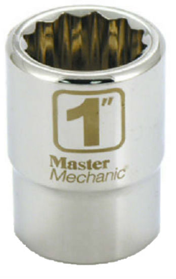 Master Mechanic 351213 12-Point Socket, 3/4" Drive, 1"