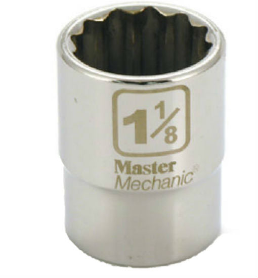 Master Mechanic 351452 12-Point Socket, 3/4" Drive, 1-1/8"