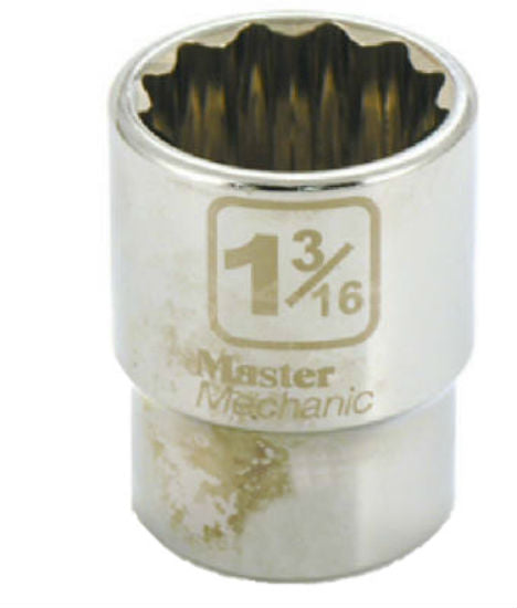 Master Mechanic 351460 12-Point Socket, 3/4" Drive, 1-3/16"