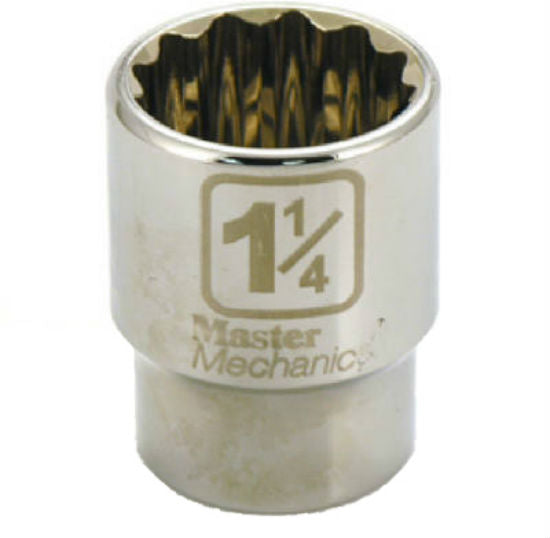 Master Mechanic 351833 12-Point Socket, 3/4" Drive, 1-1/4"