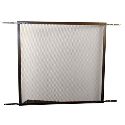 Slide-Co PL-15934 Aluminum Screen Door Grill, 24", Dark Brown Finish