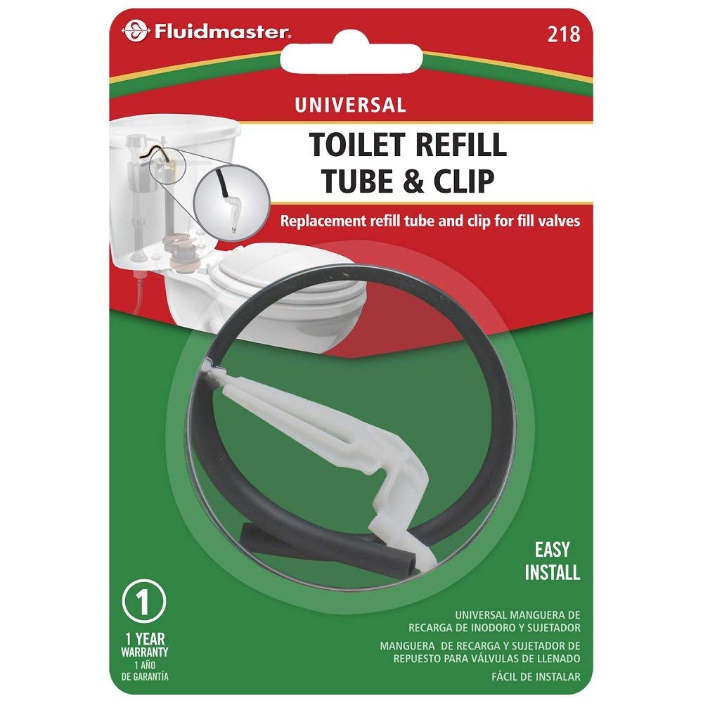 Fluidmaster 218 Toilet Refill Tube & Clip