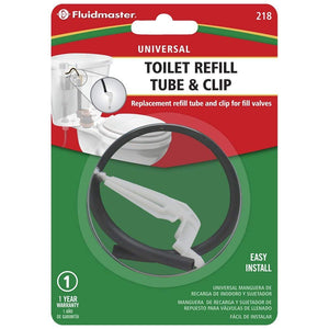 Fluidmaster 218 Toilet Refill Tube & Clip