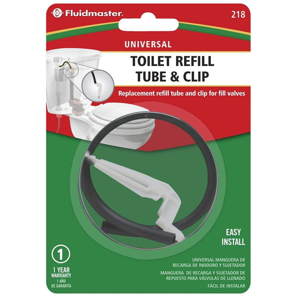 Fluidmaster 218 Toilet Refill Tube & Clip